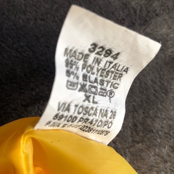 𝅺NEW collection‎ Italy yellow floral blazer jacket size XL - Picture 6 of 9